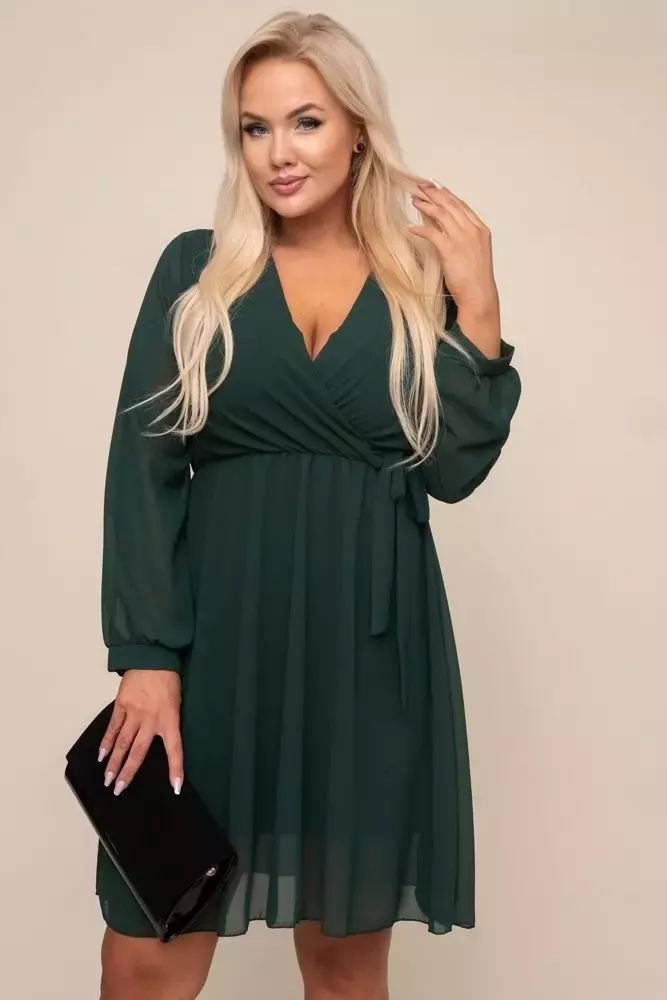 Green Elegant Dress PERLA