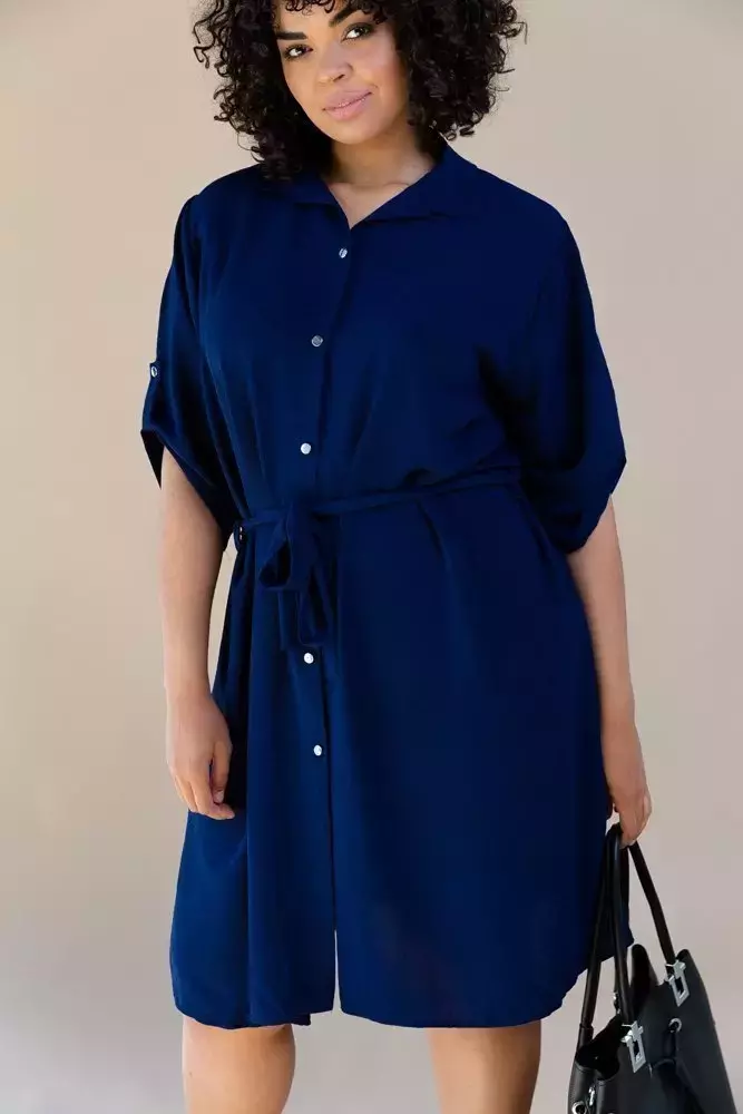 Navy blue POWER dress