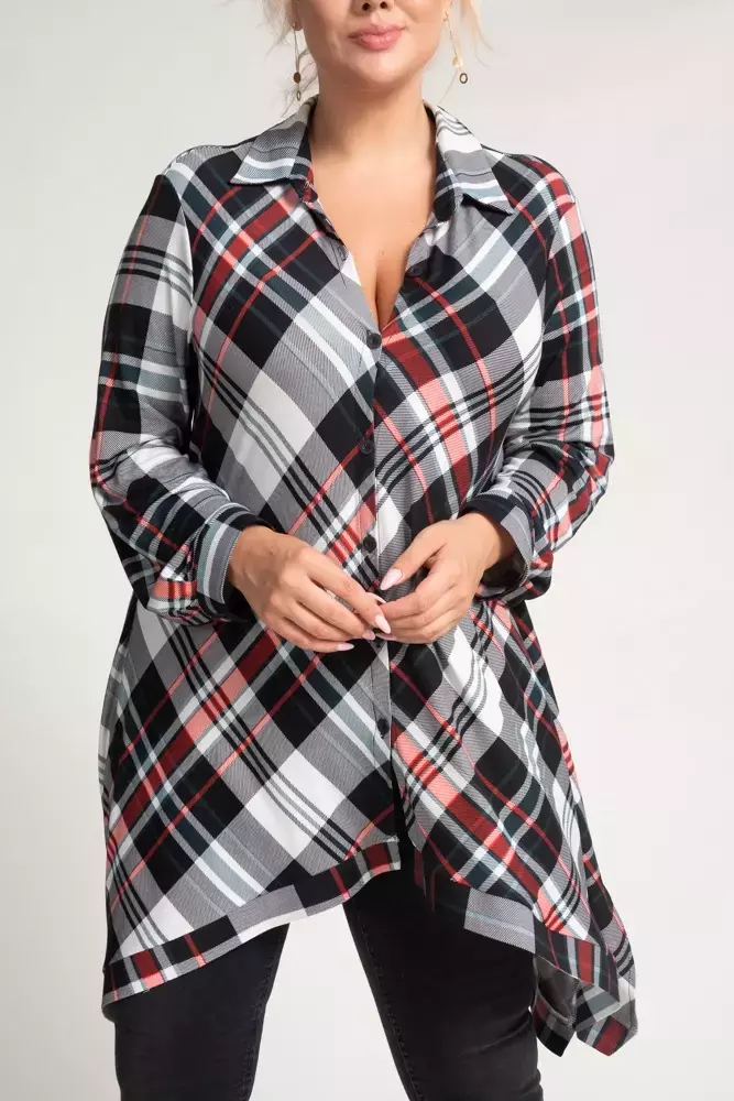 ORUNIO plaid shirt