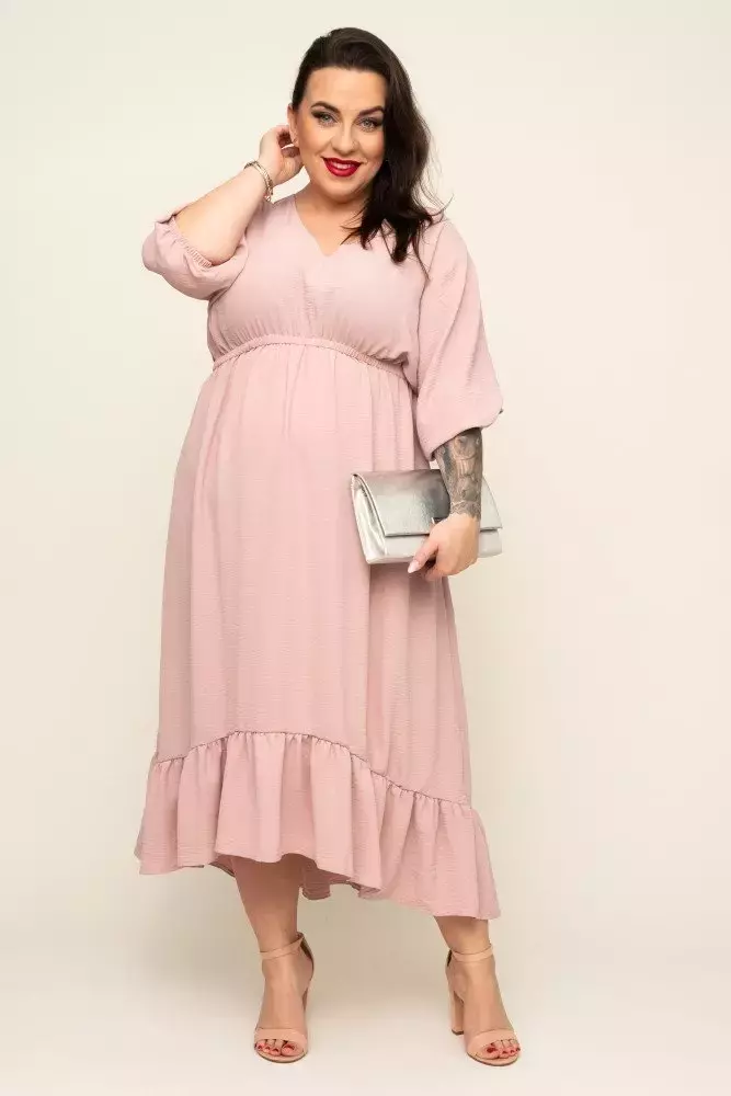 Powder Pink AMOROSA Dress