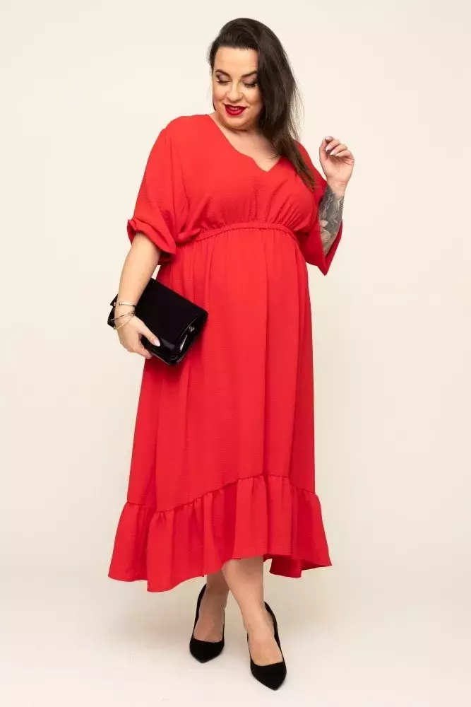 Red AMOROSA Dress