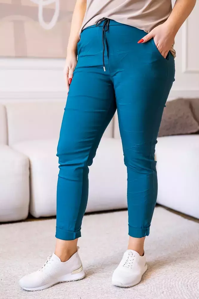 Turquoise GIATTO Pants