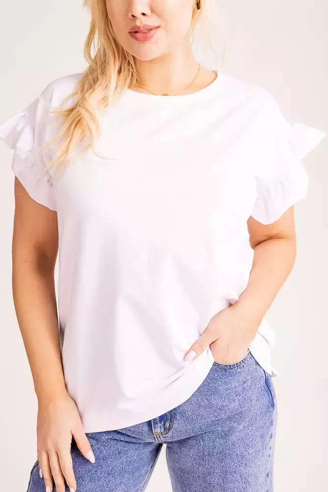 White BELLO Blouse