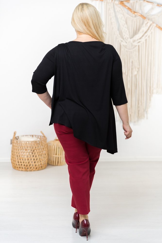  Black Blouse ORUNA Plus Size