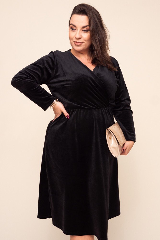  Black Velour Dress CANSA