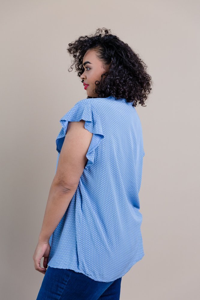  Blue CELLI Blouse