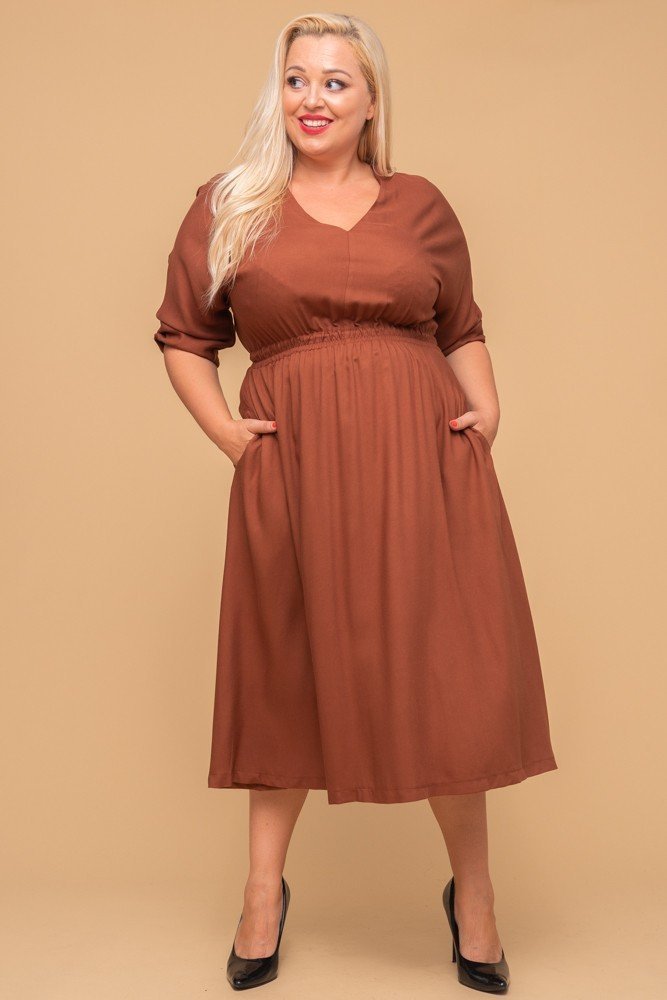  Brown KOPI Dress