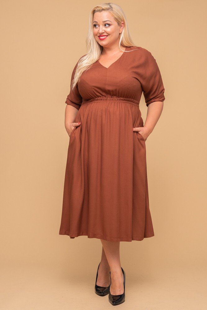  Brown KOPI Dress