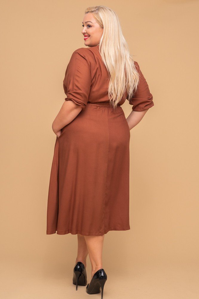  Brown KOPI Dress