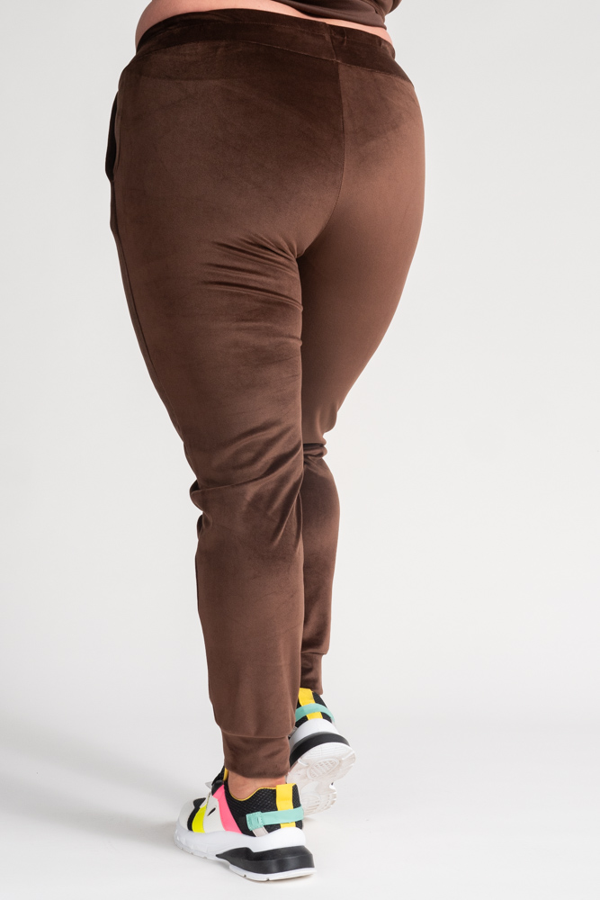  Brown Velour Tracksuit TELIO