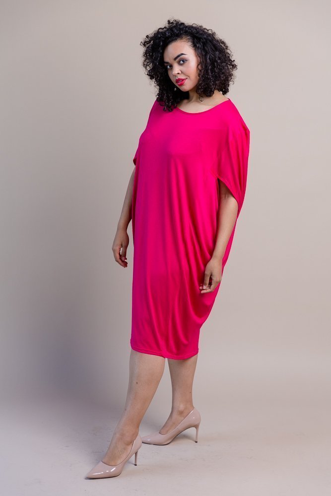  Fuchsia POLK Dress