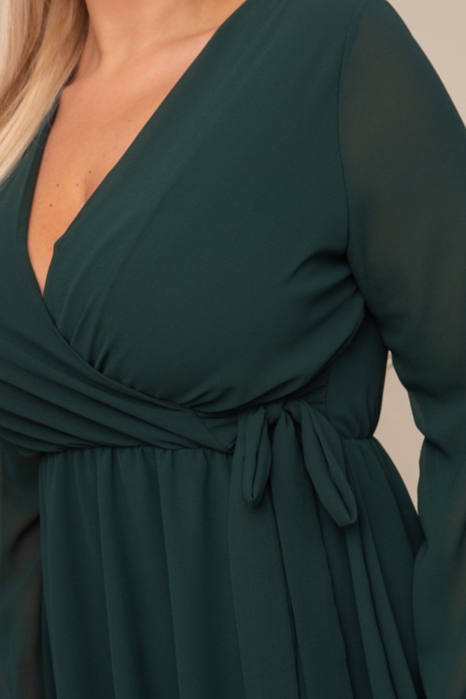  Green Elegant Dress PERLA