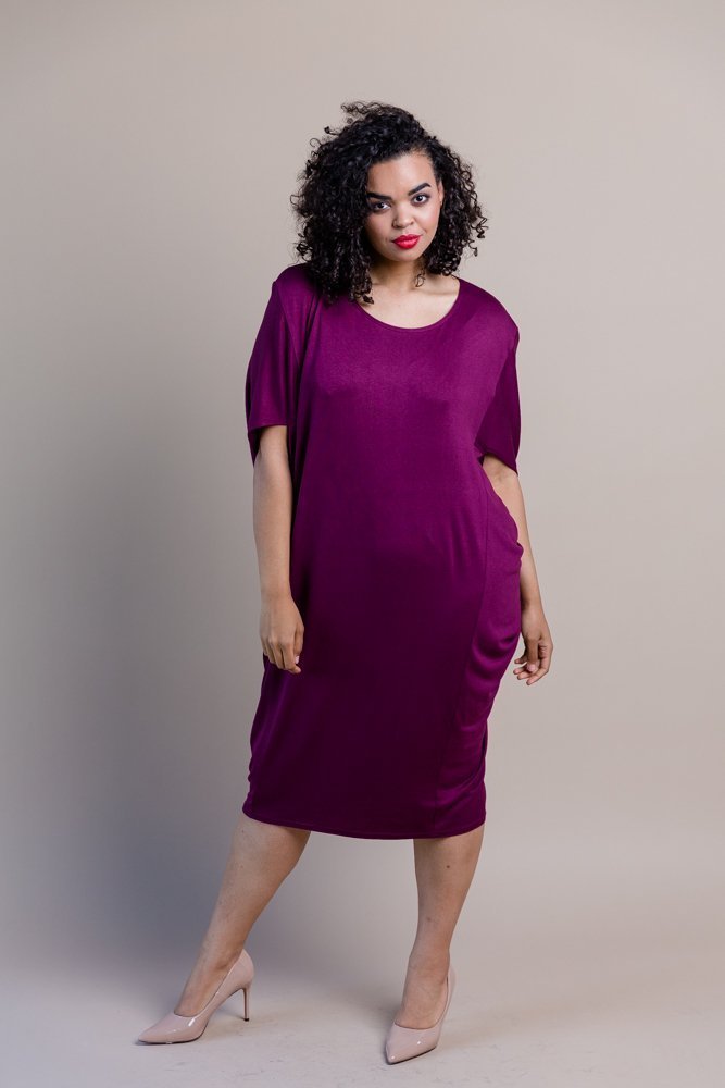  Purple POLK Dress