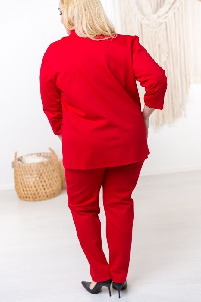  Red BAKIOLA Plus Size Jacket