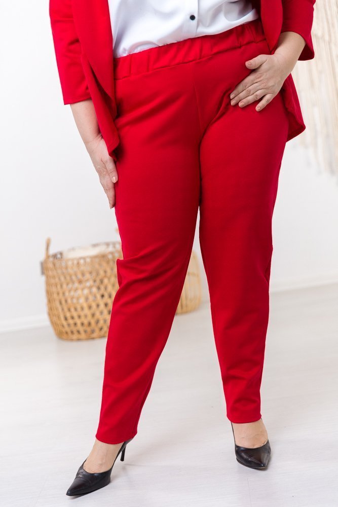  Red BAKIOLA Plus Size Pants