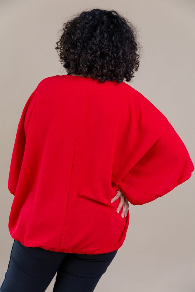  Red ETERNAL Blouse