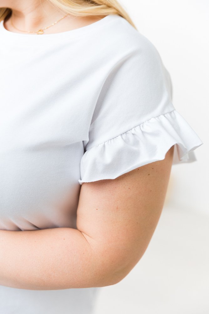  White BELLO Blouse