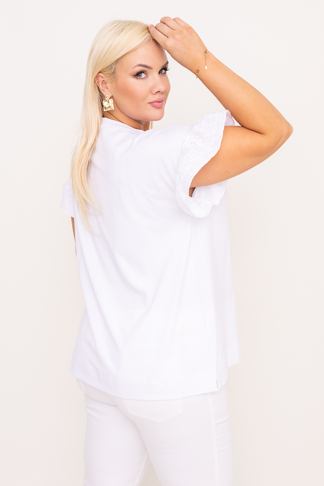  White BELLO Blouse