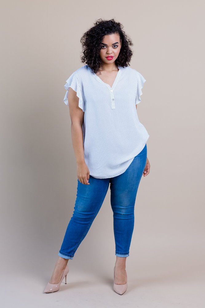  White CELLI Blouse