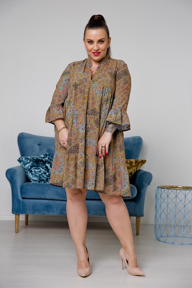 ARABELA Plus Size Dress Pattern 3