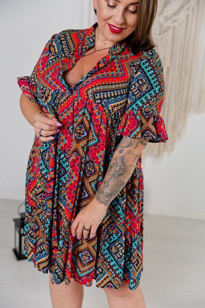 ARABELA Plus Size Dress Pattern 4