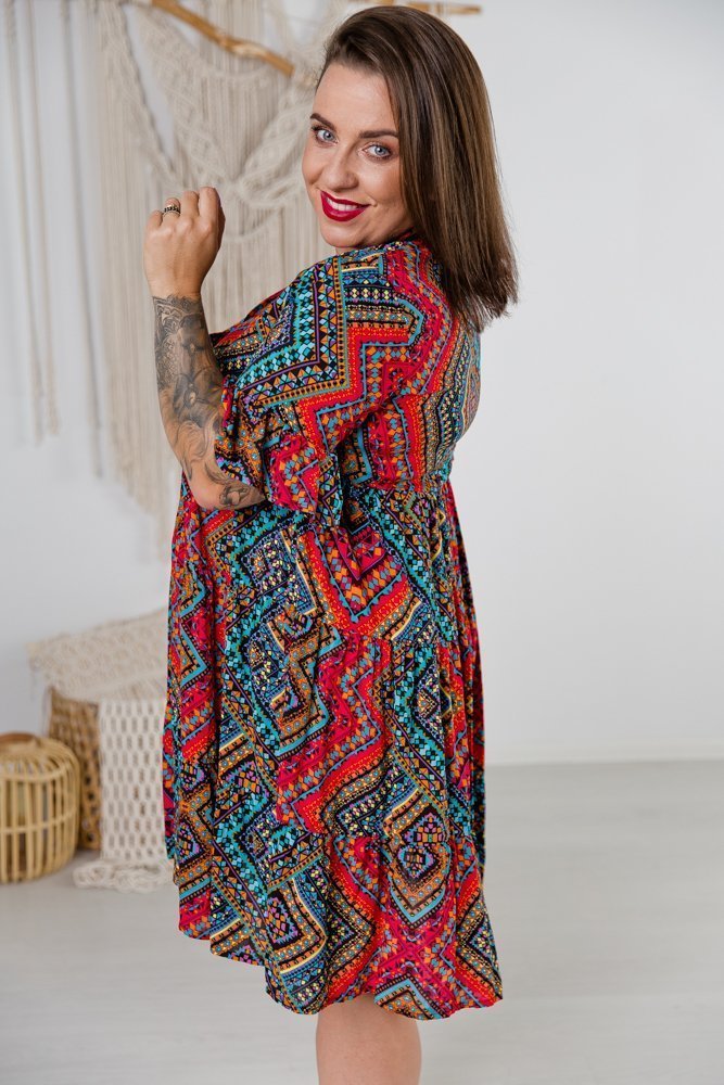 ARABELA Plus Size Dress Pattern 4