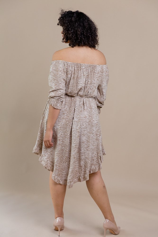 Beige SCIAMANO dress