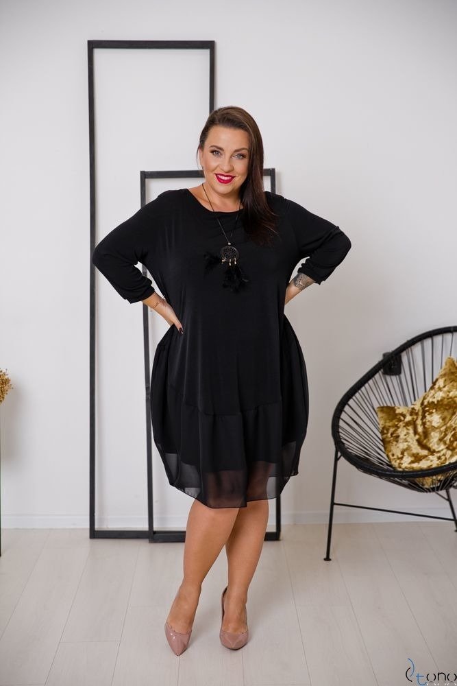 Black APPRI Plus Size Dress