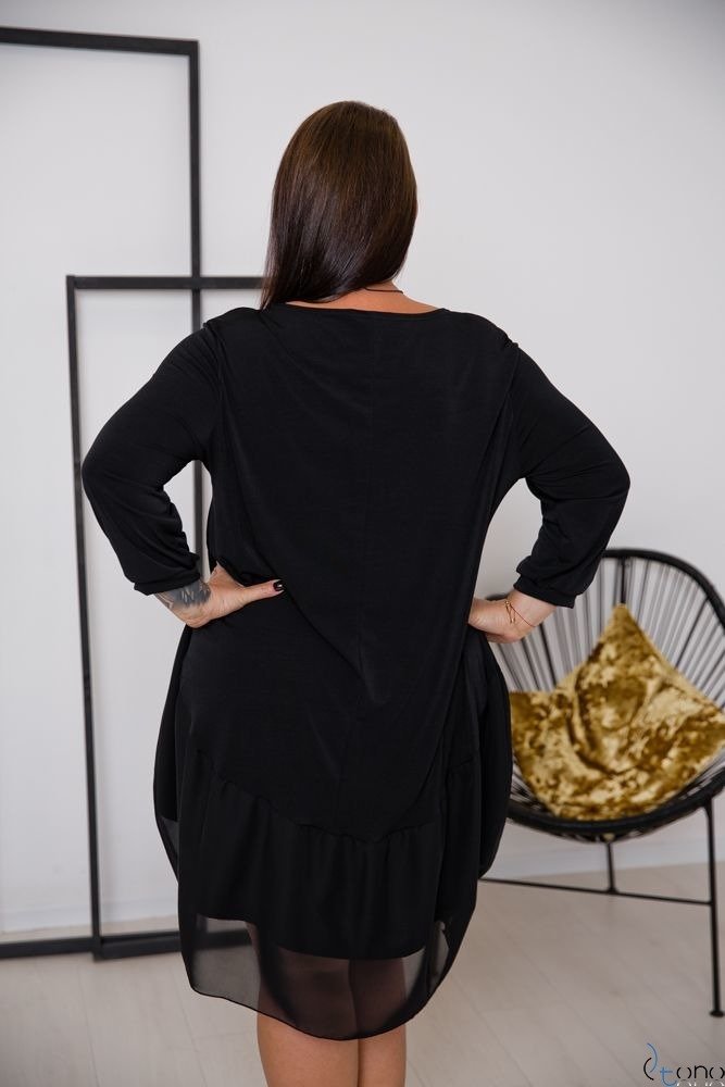 Black APPRI Plus Size Dress