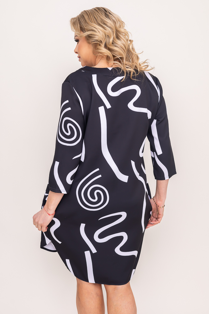 Black ATTIMA Plus Size Tunic