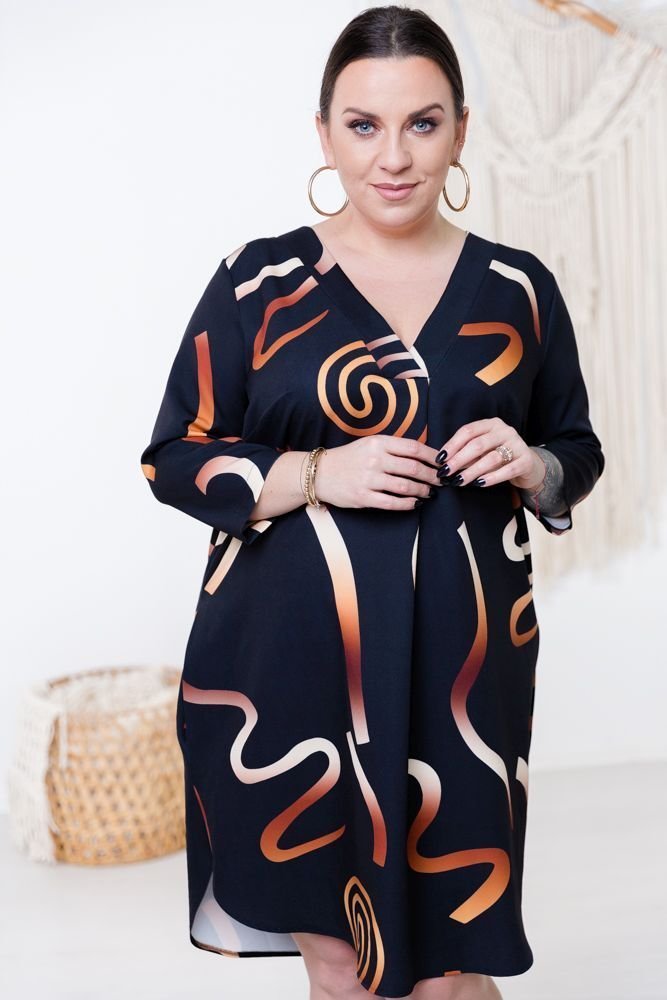 Black ATTIMA Tunic Pattern 1