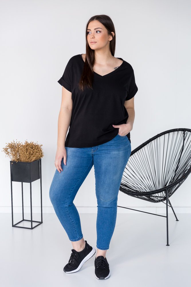 Black Blouse MAKIA Plus Size