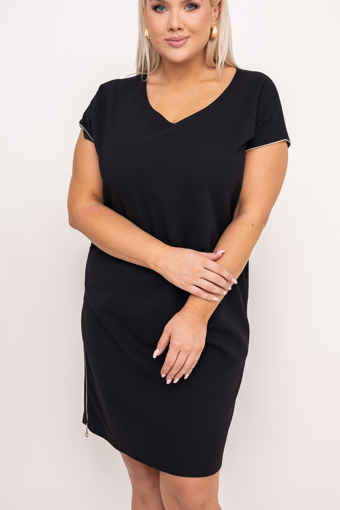 Black CARBONA Plus Size Dress