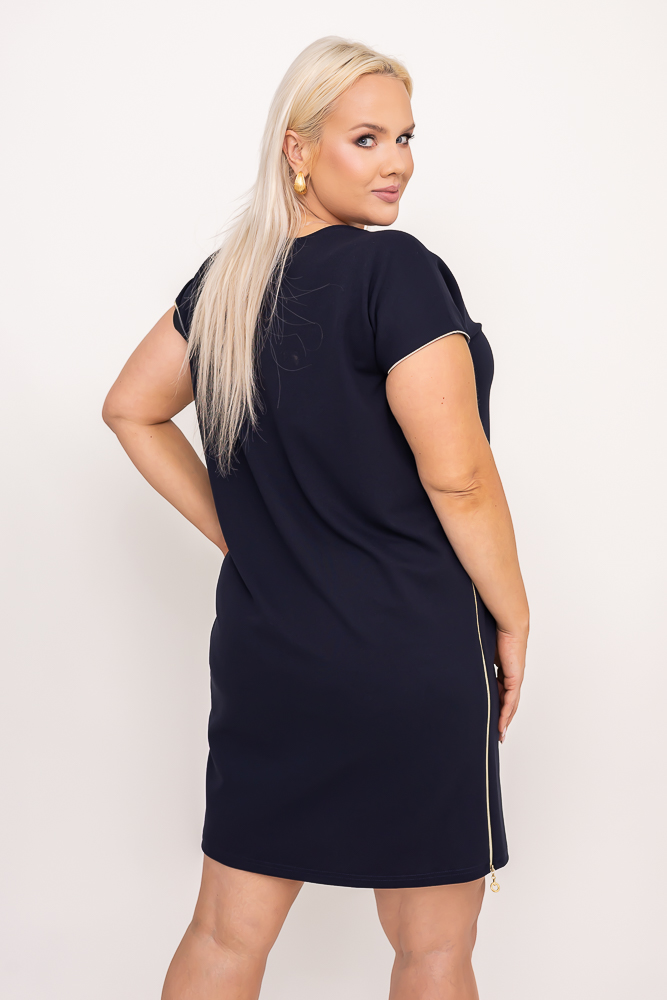 Black CARBONA Plus Size Dress