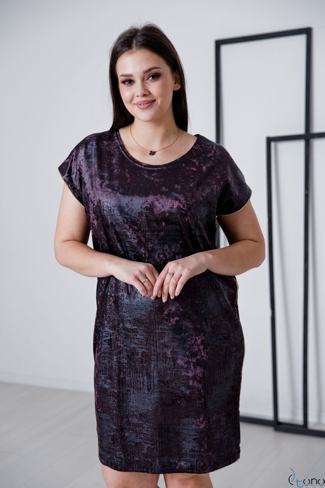 Black CARBONA Plus Size Dress