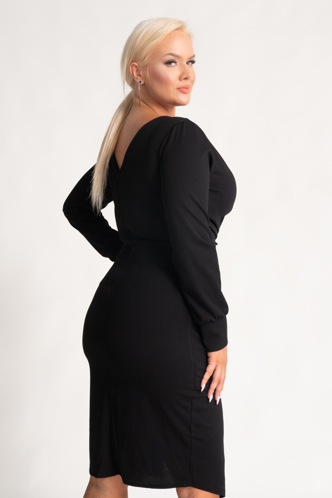 Black Envelope Dress NEPIA