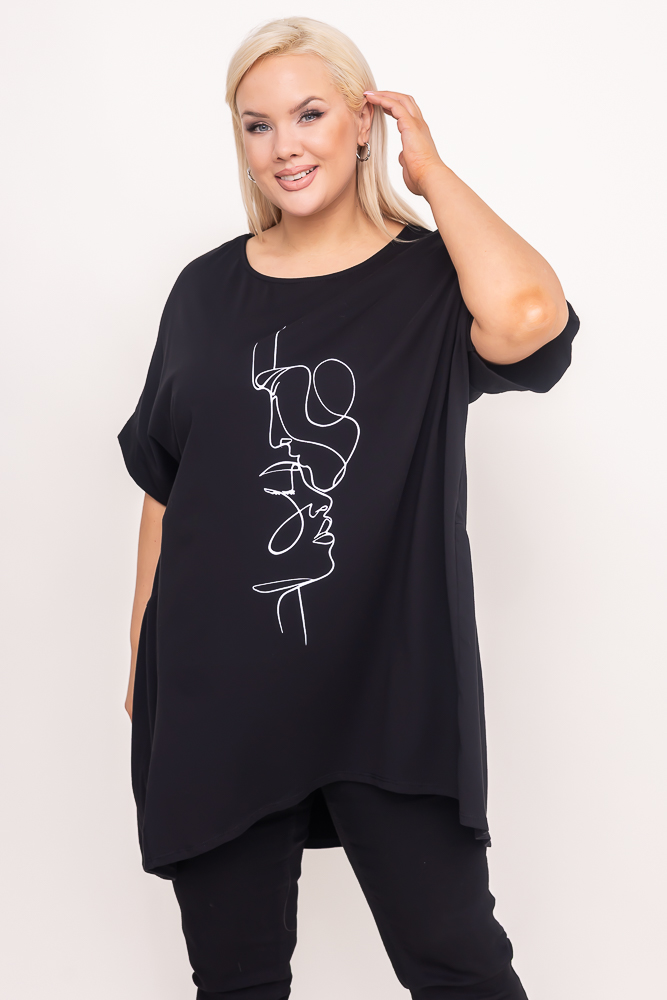 Black LASHA Tunic