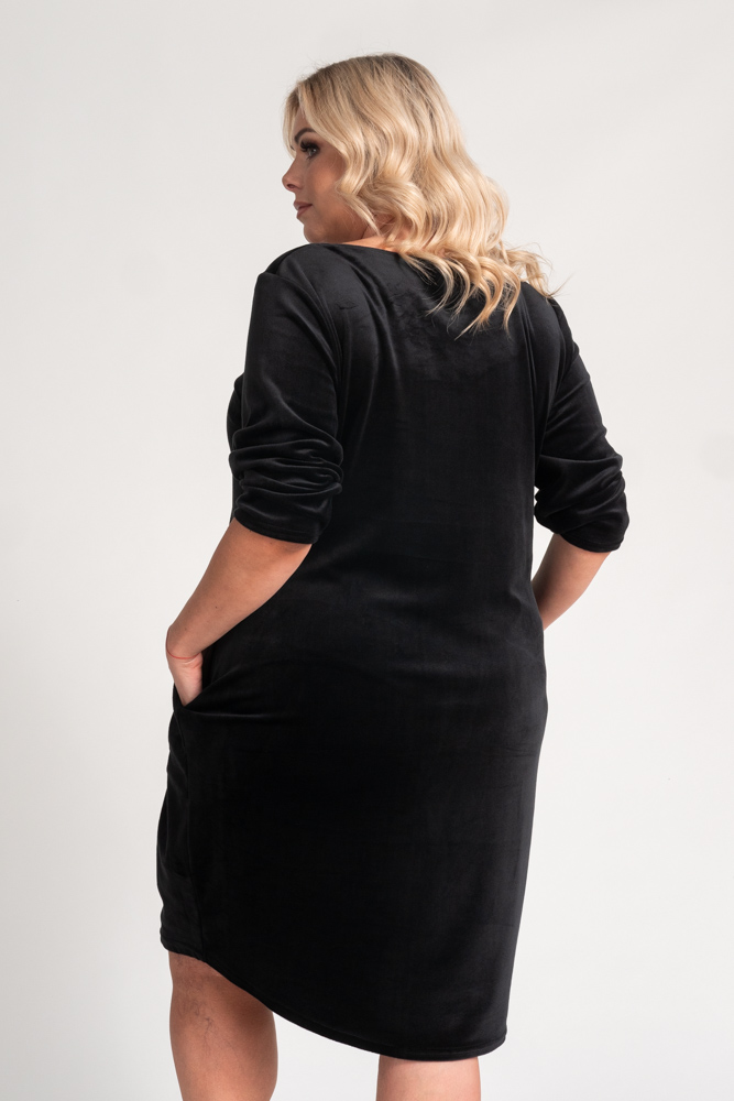 Black Velour Dress DEMY