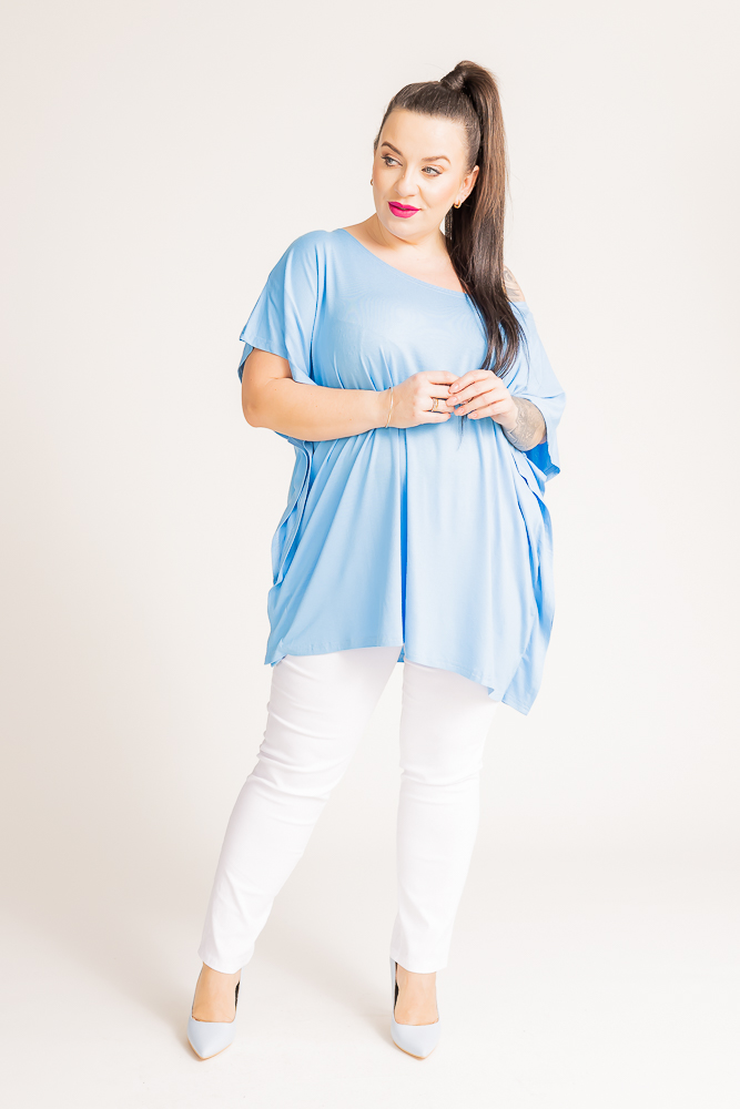 Blue Blouse by MALPEZA