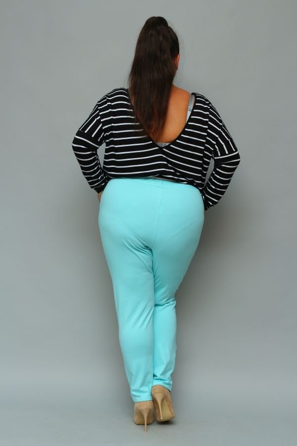 Blue LOTARIO Plus Size Pants