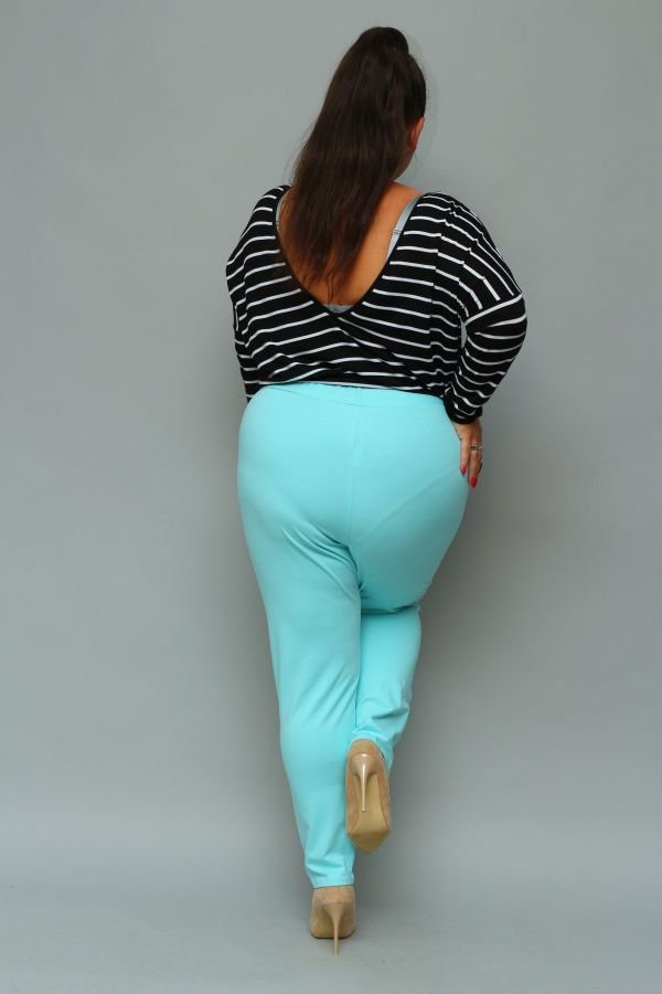 Blue LOTARIO Plus Size Pants