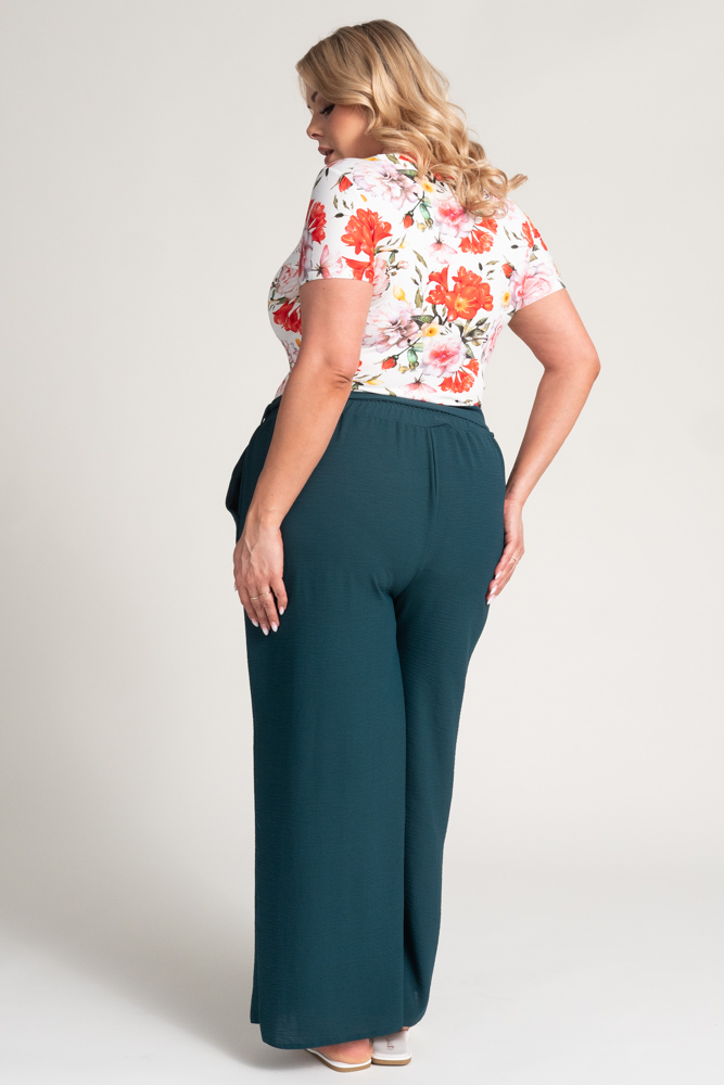 Bottle green WIDIO culotte pants