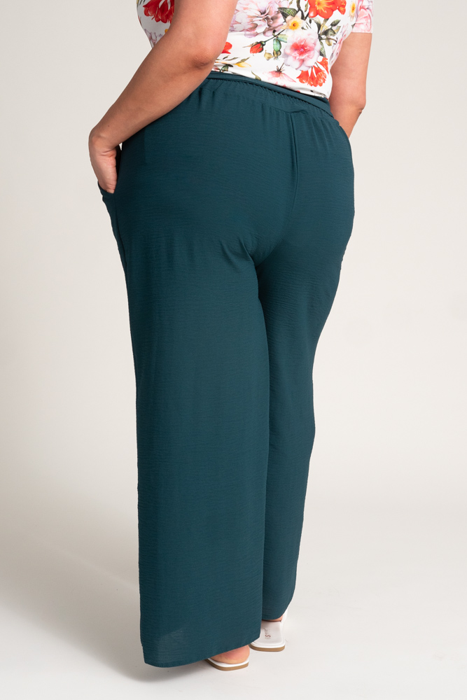 Bottle green WIDIO culotte pants