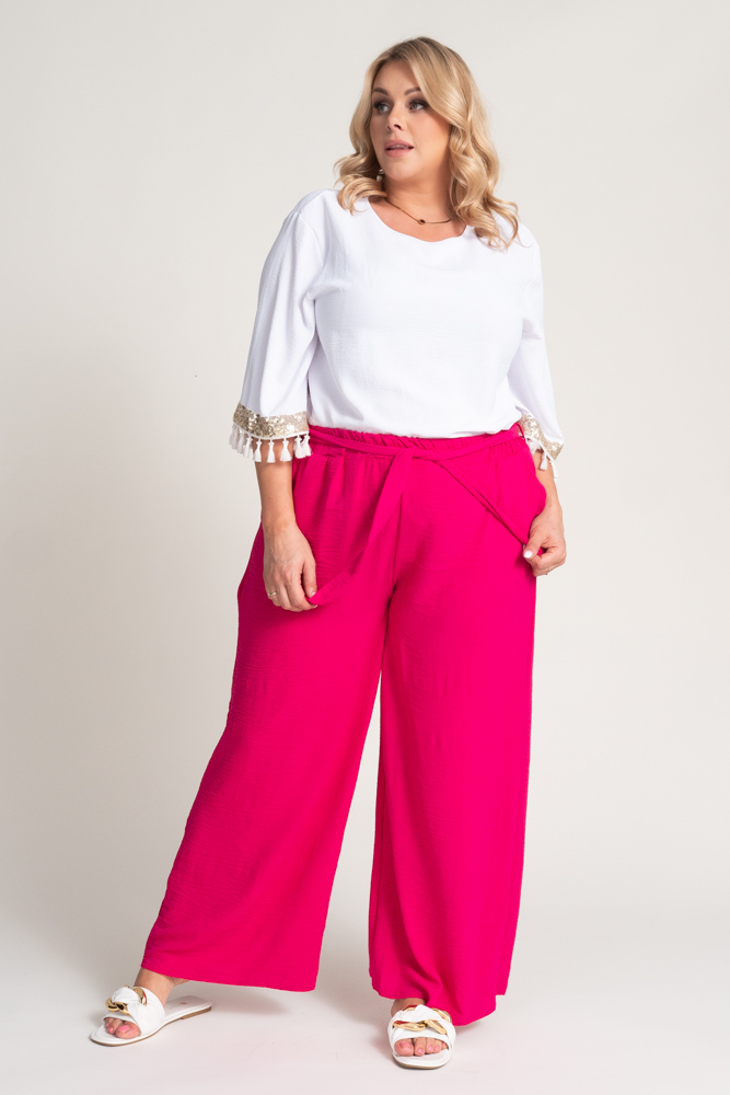 Fuchsia WIDIO culotte pants