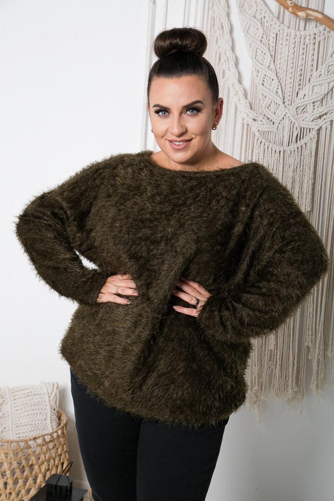 Green FABIOLA Plus Size Sweater