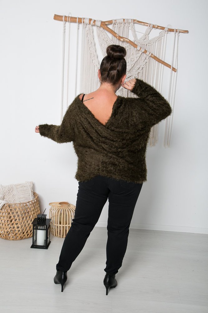 Green FABIOLA Plus Size Sweater