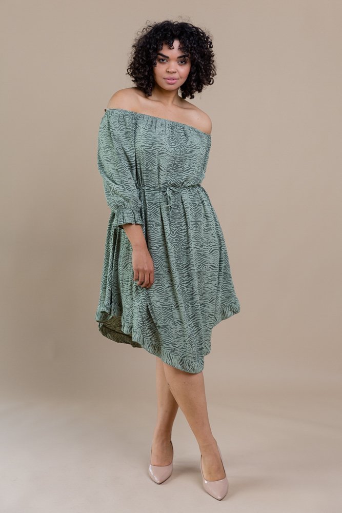 Green SCIAMANO dress