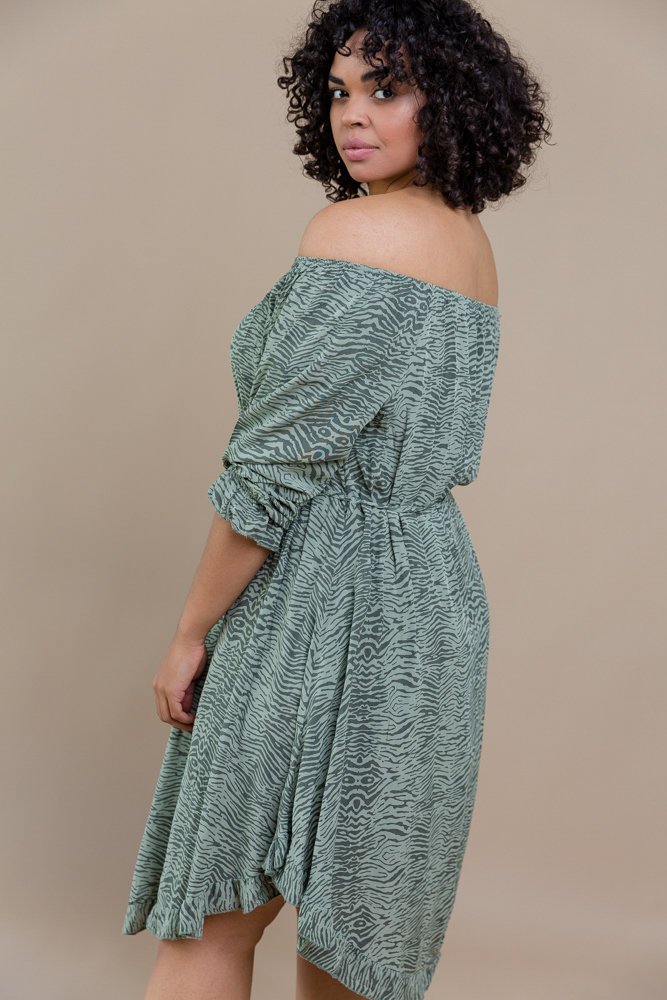 Green SCIAMANO dress