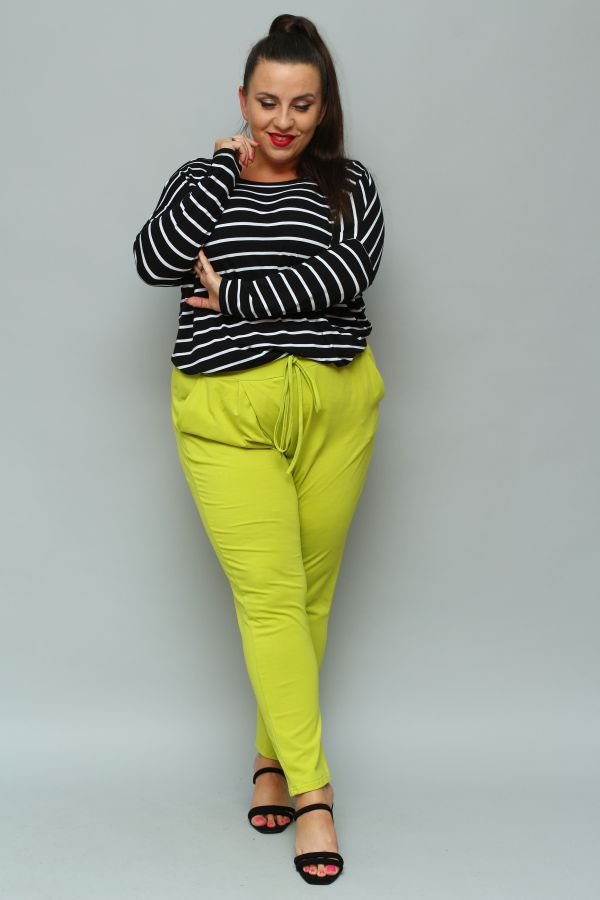 Lime LOTARIO Plus Size Pants