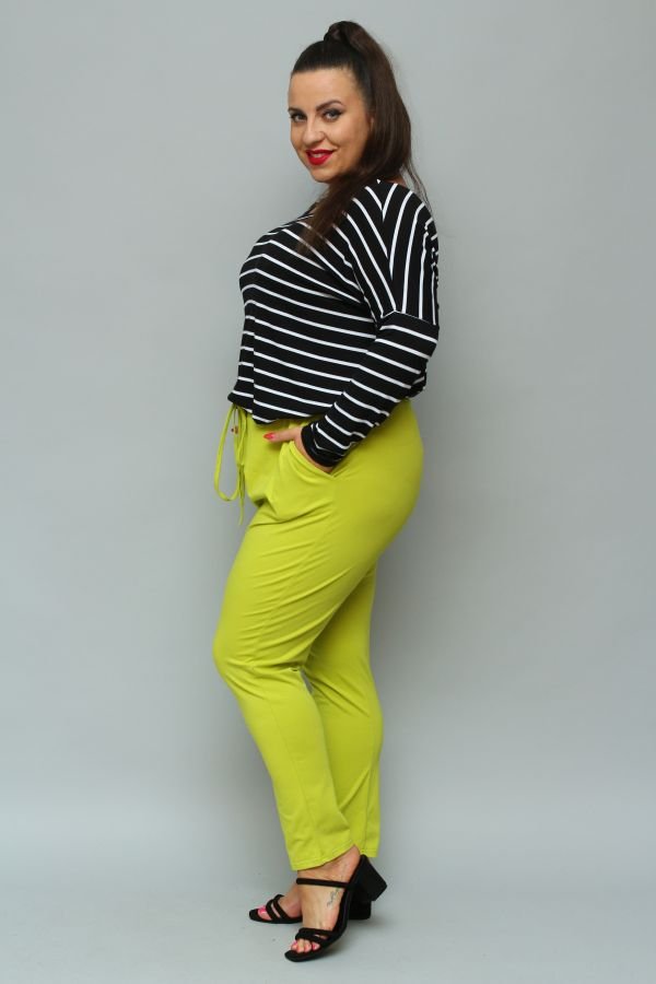 Lime LOTARIO Plus Size Pants